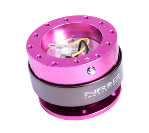 NRG Quick Release Gen 2.0 - Pink Body / Titanium Chrome Ring