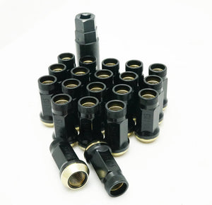 Muteki SR45R Lug Nut Kit 12x1.25 - Black