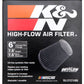 K&N Universal Rubber Filter Round Tapered 6in Flange ID x 7.5in Base OD x 5.25in Top OD x 8in Height