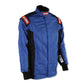 RaceQuip Blue Chevron-5 Jacket SFI-5 - Medium