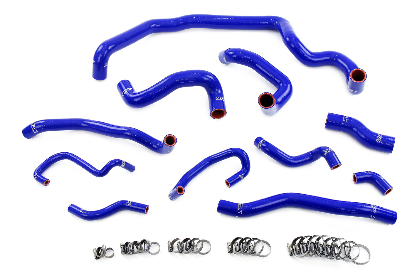 HPS Performance Silicone Hose Kit - Air Intake Hose 57-1995-BLUE