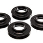 Energy Suspension 97-06 Jeep Wrangler TJ / 84-01 Cherokee Black Fr/Rear Coil Lift Isolator Set of 4