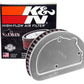 K&N Replacement Unique Air Filter 6.625in L x 4.75in W x 1.625in H with 1 Flange for Harley Davidson