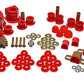 Energy Suspension 86-91 Mazda RX7 Red Hyper-Flex Master Bushing Set