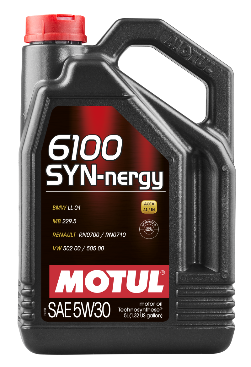 Motul 5L Technosynthese Engine Oil 6100 SYN-NERGY 5W30 - VW 502 00 505 00 - MB 229.5