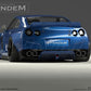 GReddy 09+ Nissan GT-R R35 Pandem Front Lip Dry Carbon (Special Order)