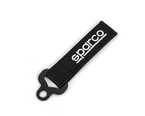 Sparco Keychain Portachiave Leather - Black