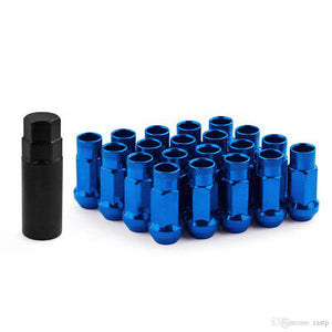 Muteki SR48 Open End Lug Nuts - Blue 12x1.25 48mm