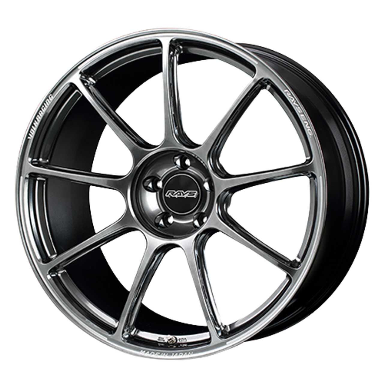 Volk Racing GT090 21x9 +36 Offset 5x114 Brightening Metal Dark