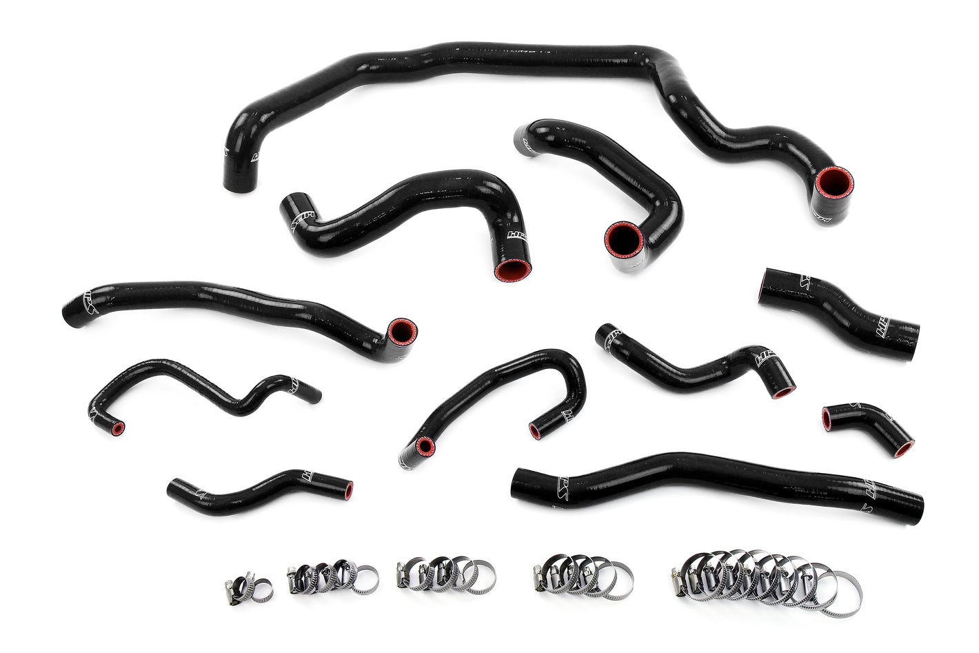 HPS Performance Silicone Hose Kit - Air Intake Hose 57-1995-BLK