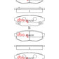 DBA 06-24 Subaru Tribeca B9 Rear RP Performance Brake Pads