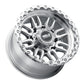 Weld Off-Road Swift 17x9in 6x135 / 6x139.7 BP ET-12 106.1mm CB - Gloss Silver Machined Wheel & Ring