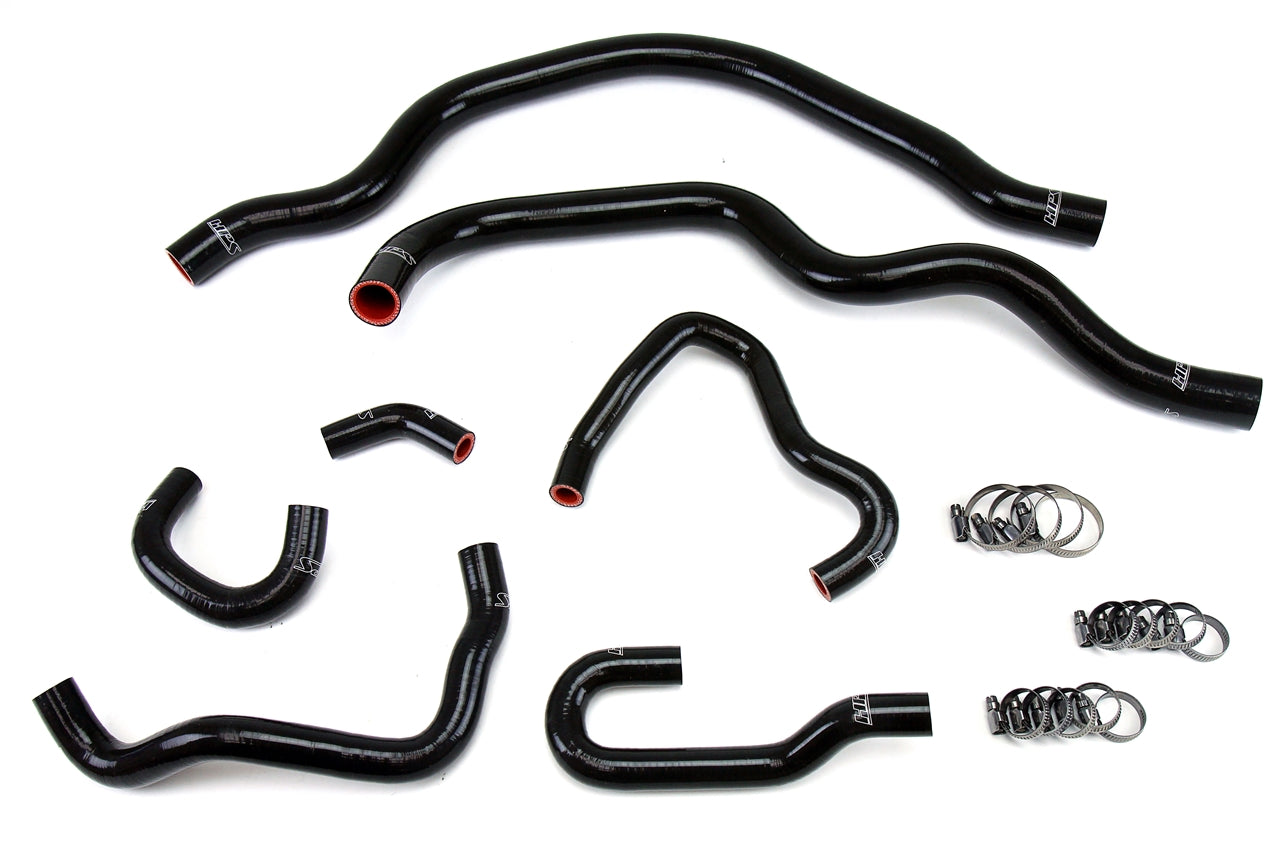 HPS Black Silicone Radiator + Heater Coolant Hose Kit Honda 2000-2005 S2000