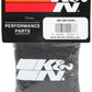 K&N Universal Round Tapered Filter Wrap - Black - 6in Base ID x 4.625in Top ID x 9in Height