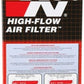 K&N Filter Universal Rubber Filter 2-9/16in Flange, 4-1/2in OD-B, 4-5/16in OD-T, 5 inch Height