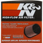 K&N Filter Universal Rubber Filter 3in Flange ID 6in Base OD 5.125in Top OD 5in Height