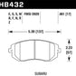 Hawk 03-05 WRX / 08 WRX / 09 Legacy 2.5i NA ONLY D929 HPS Street Front Brake Pads