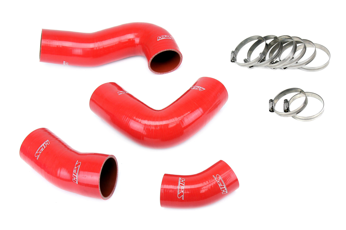 HPS Performance Silicone Hose Kit - Intercooler Hose Boot 57-1949-RED