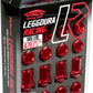 Project Kics 12X1.50 Black Leggdura Racing Lug Nuts - 20 PCS