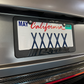 GReddy Total Tune Up License Plate Frame - Black Out
