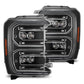 AlphaRex 23-26 Ford F-250 SD NOVA LED Proj Headlights Blk w/Activ Light/Seq Signal/Switchback