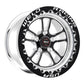 Weld S70 RT-S 17x10.5in / 5x120 BP / 7.7in. BS - Black Center - Polished Shell Wheel
