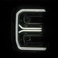 AlphaRex 23-26 Ford F-250 SD LUXX LED Proj Headlights Blk w/Activ Light/Seq Signal/Switchback
