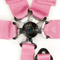 NRG 5PT 3in. Seat Belt Harness / Cam Lock - Pink