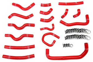 HPS Reinforced Silicone Heater Hose Kit Complete 16pcs Set, Toyota 98-02 Land Cruiser 4.7L V8 J100