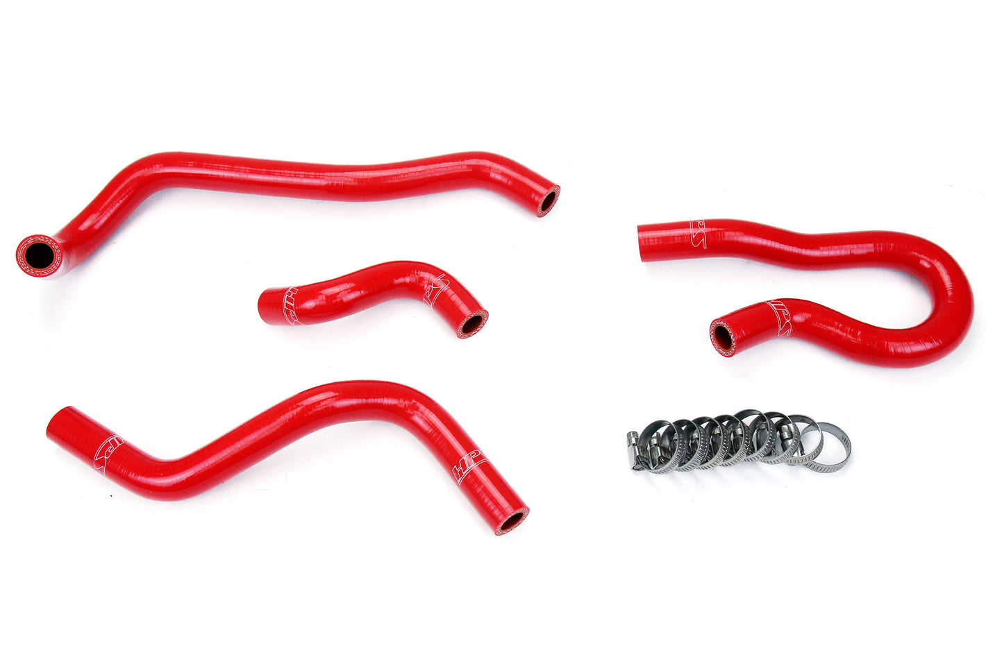 HPS Performance Silicone Hose Kit - Heater Hose 57-1775-RED