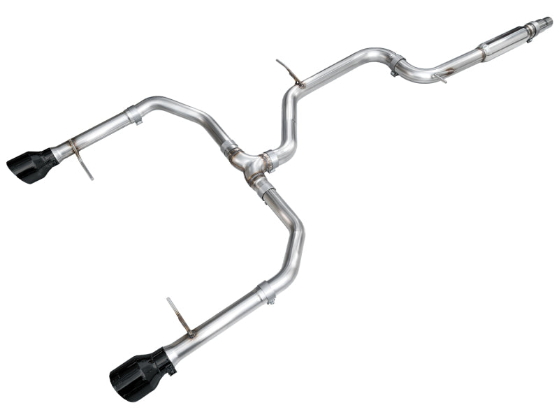 AWE 22-25 Volkswagen Jetta GLI Track Edition Exhaust - Diamond Black Tips