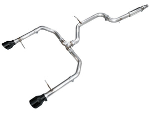 AWE 22-25 Volkswagen Jetta GLI Track Edition Exhaust - Diamond Black Tips