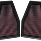 K&N Replacement Air Filter 12-13 Porsche 911 3.4L / 12 911 3.8L / 13 911 3.6L / 13 911 Carrera 3.8L