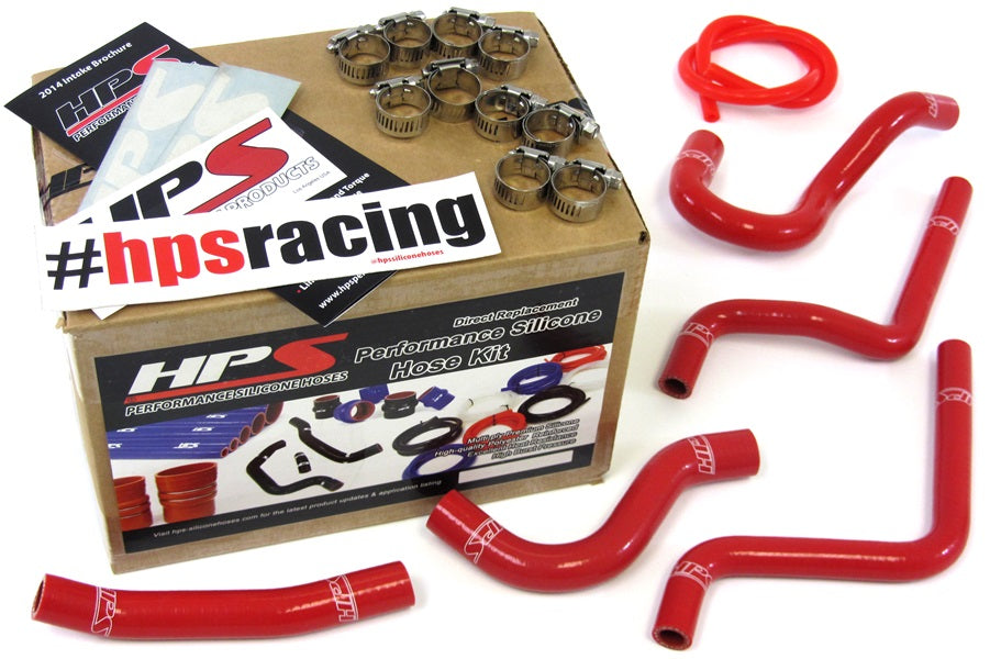 HPS Performance Silicone Hose Kit - Radiator Hose 57-1372-RED