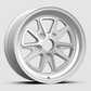 fifteen52 Outlaw 001 16x7 5x130 ET23 4.75in BS 71.6mm Bore Satin Silver Wheel