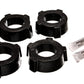 Energy Suspension 53-68 VW (Air Cooled) Swing Axle Suspension Black Rear Spring Plate Bushing Set