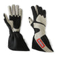 RaceQuip SFI-5 Gray/Black Medium Outseam Angle Cut Glove