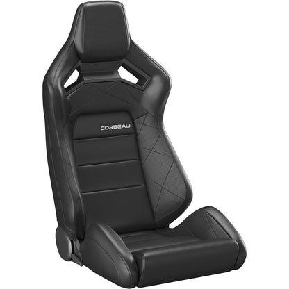 Corbeau Sportline RRX Black Vinyl Seat 55010PR