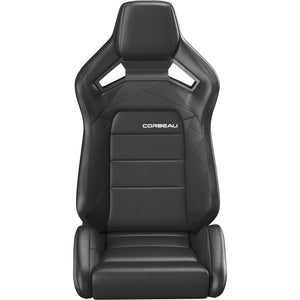 Corbeau Sportline RRX Black Vinyl Seat 55010PR