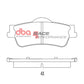 DBA 08-17 Pontiac G8 V6 Rear RP Performance Brake Pads