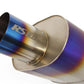 GReddy - Universal Titanium Oval Muffler 2.5in ID Muffler Inlet