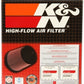 K&N Filter Universal Filter 2 3/4 inch Dual Flange GSXR Oval (2/Box)