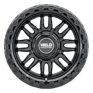 Weld Off-Road Swift 17x9in - 8x170 BP - ET-12 - 125.1mm CB - Gloss Black Wheel & Ring