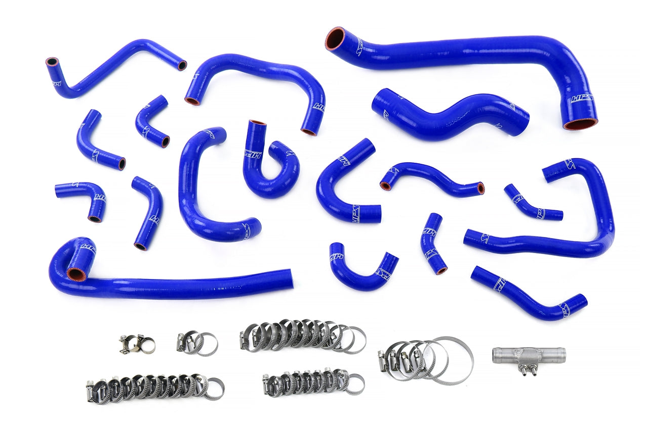 HPS Performance Silicone Hose Kit - Radiator, Heater, Ancillary and Breather Hoses 57-2136-BLUE