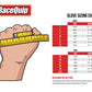RaceQuip SFI-5 Red/Black Medium Outseam Angle Cut Glove