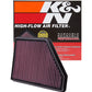 K&N 10 Chevy Camaro 3.6/6.2L Drop In Air Filter