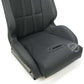 NRG Defender Water Resistant Steel Frame Susp. Seat - Silver w/Black Trim/Defender Logo/Side Bracket