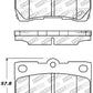 StopTech Performance 06 Lexus GS300/430 / 07-08 GS350 / 06-08 IS250/350 Rear Brake Pads