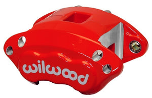 Wilwood Caliper-D52-Red 1.62/1.62in Pistons 0.81in Disc