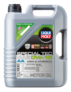 LIQUI MOLY 5L Special Tec AA Motor Oil SAE 0W16